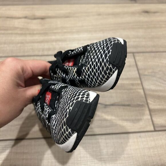 Adidas ZX Flux EL Black Snakeskin Infant Baby 5K Casual Sneaker Shoes S82614 - Picture 6 of 14